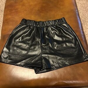 Leather Shorts